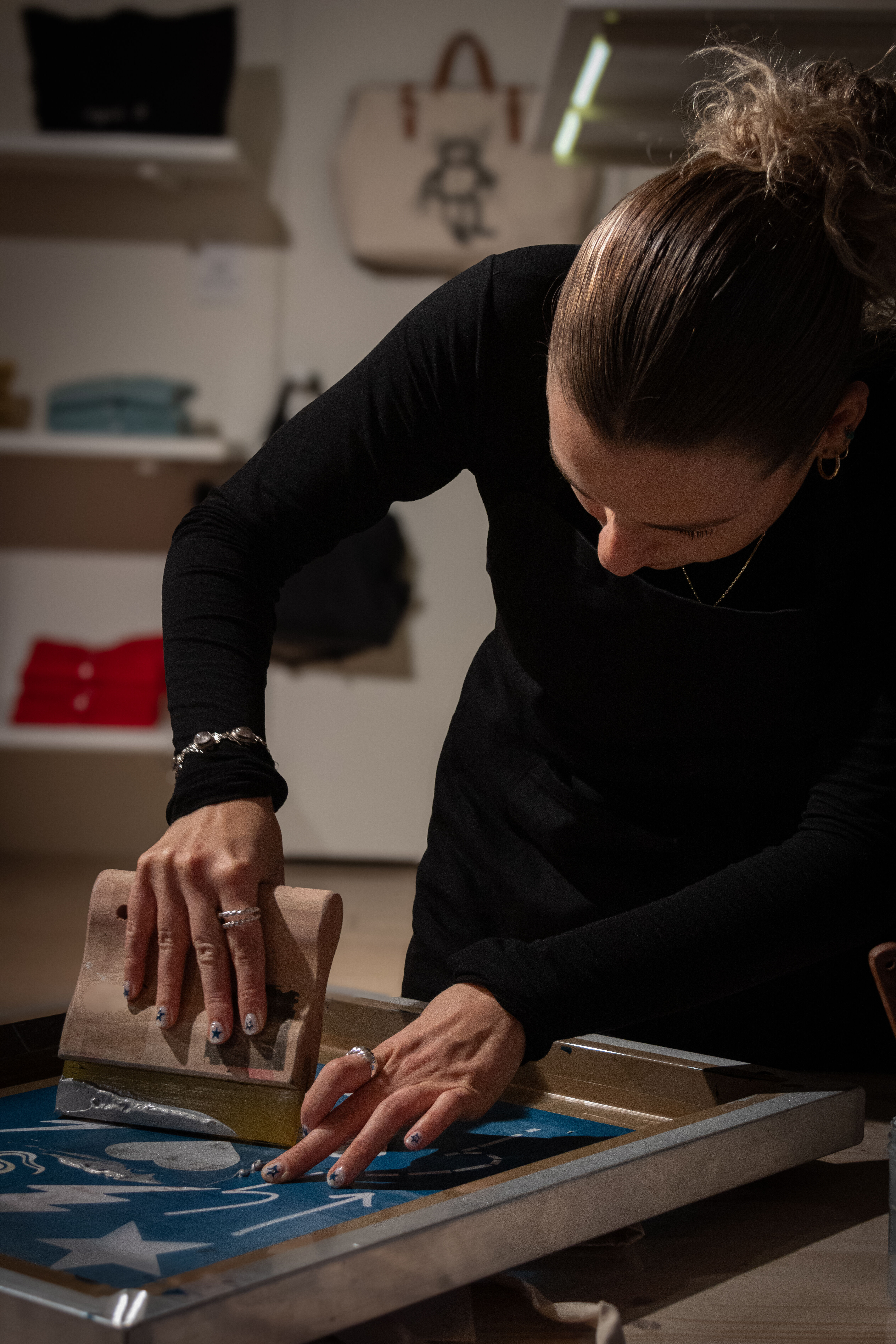 ©Amélia Bruel - atelier de sérigraphie mené par Margaux Raguenaux